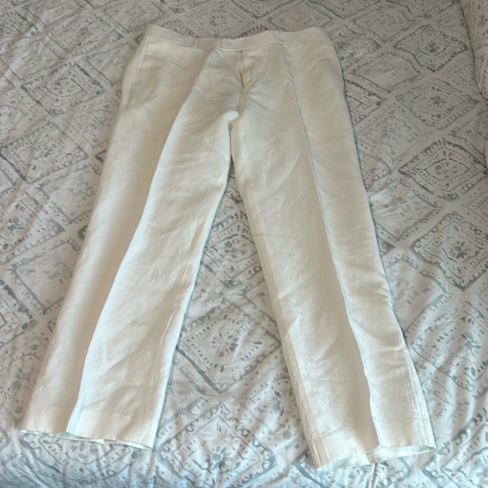 Men’s White linen pants